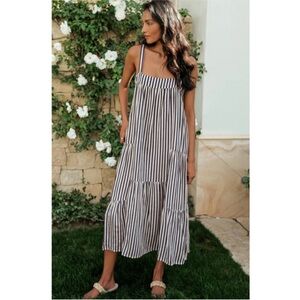 Jenni Kayne Summer Dress in Ink Stripe | XXL | EUC